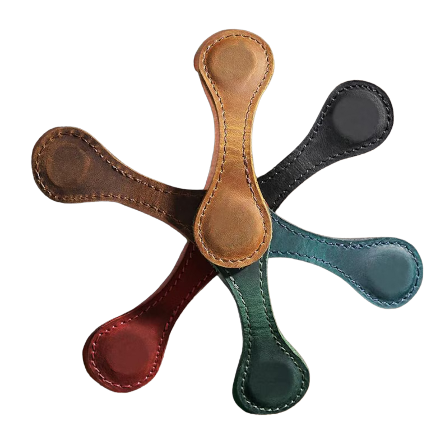 Personalized Leather Magnetic Bookmark