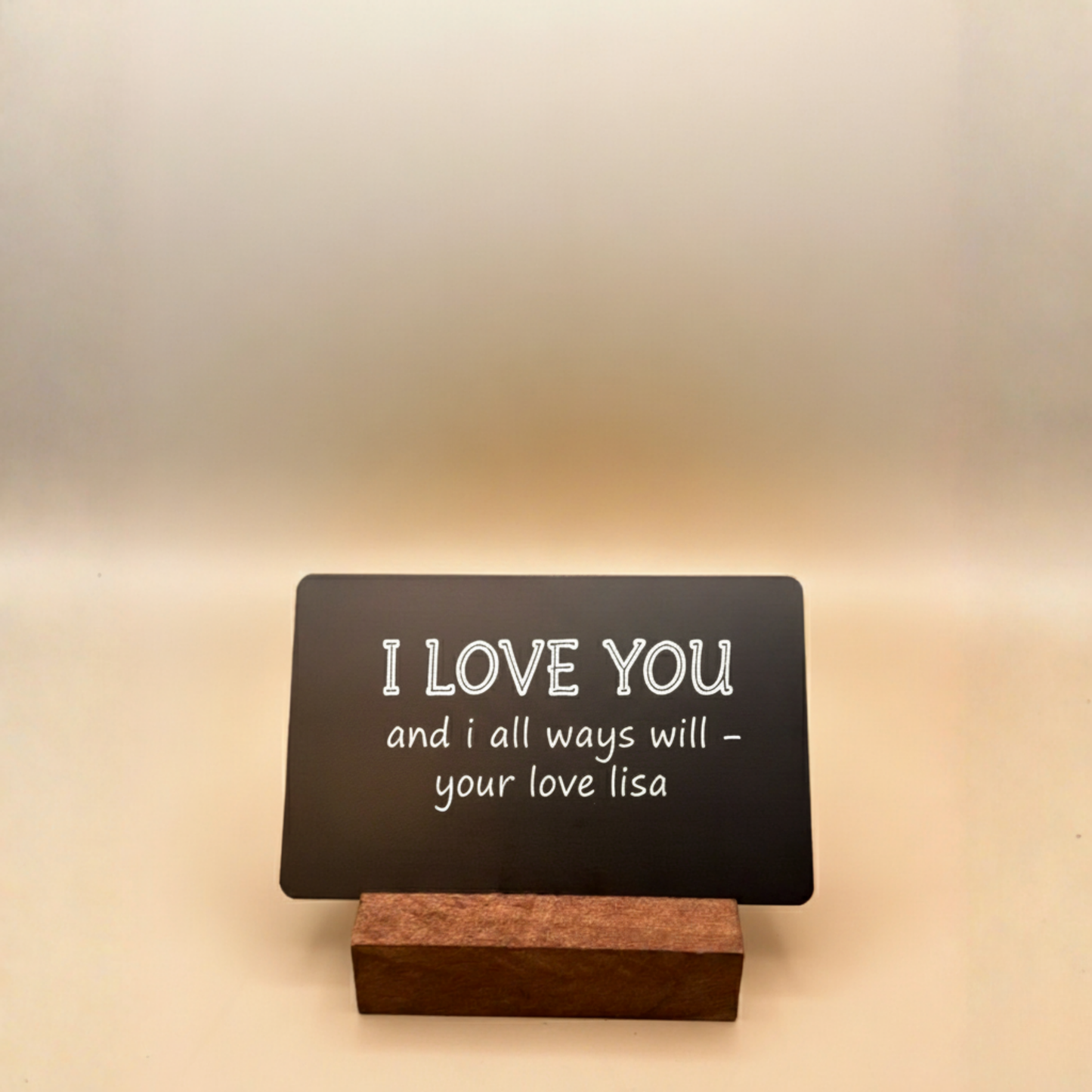 Personalized Heartfelt Sound Wave Keepsake