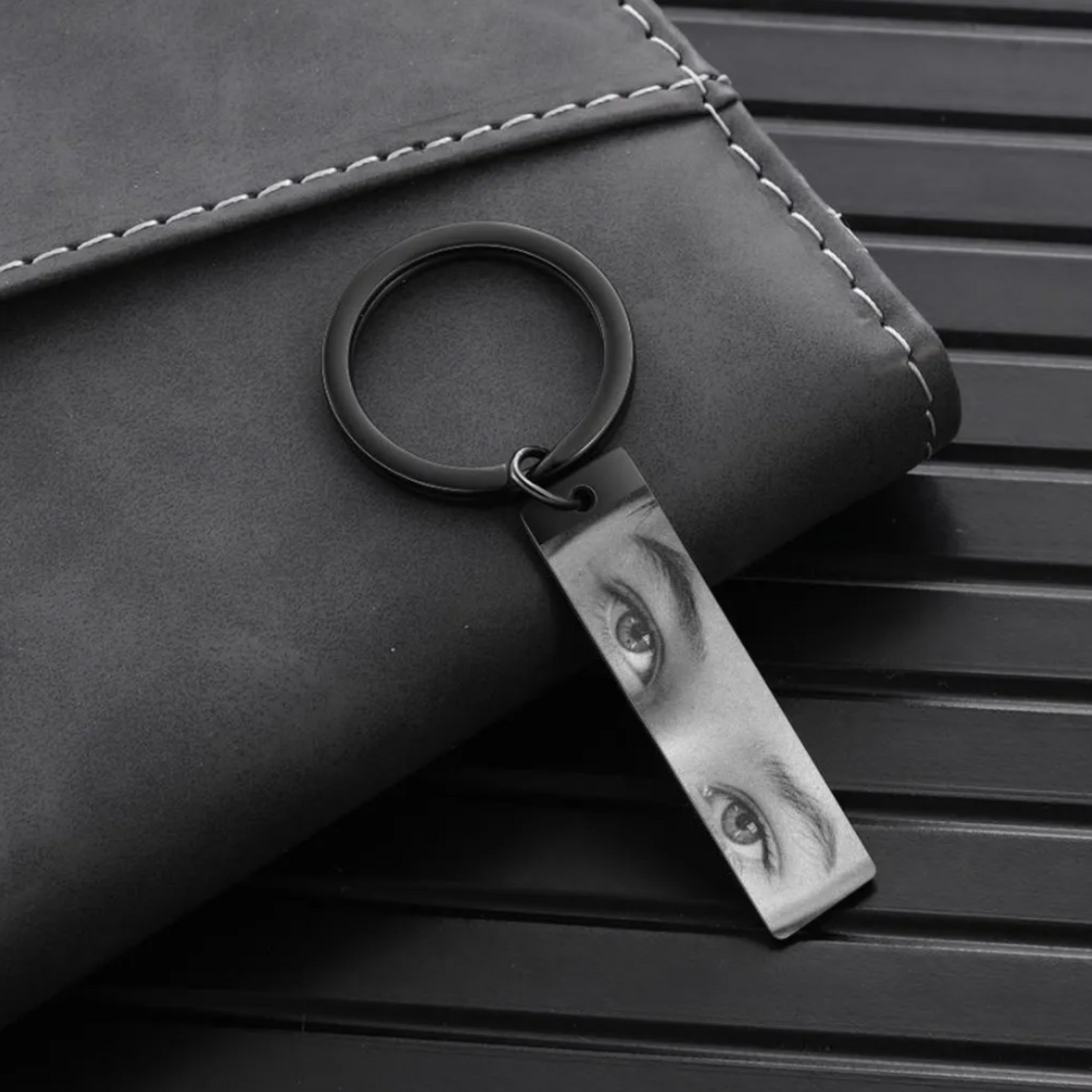 Personalized Human Eye Keychain