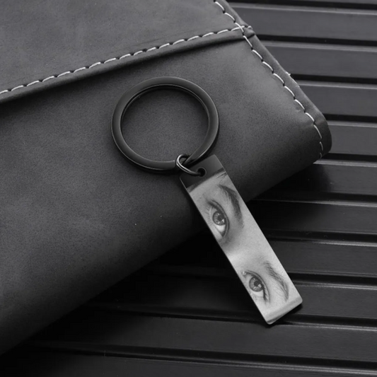 Personalized Human Eye Keychain