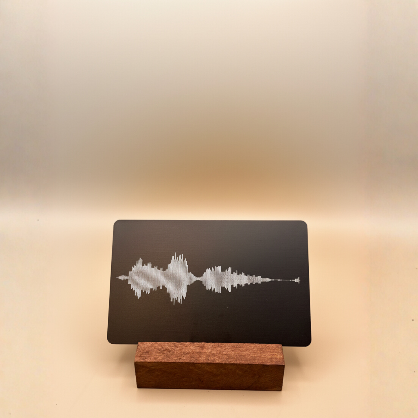 Personalized Heartfelt Sound Wave Keepsake