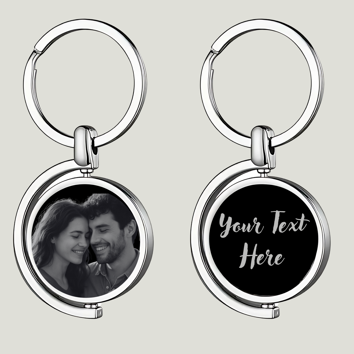 Custom Engraving, Keychain 2 Pack
