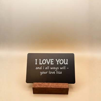 Personalized Heartfelt Sound Wave Keepsake