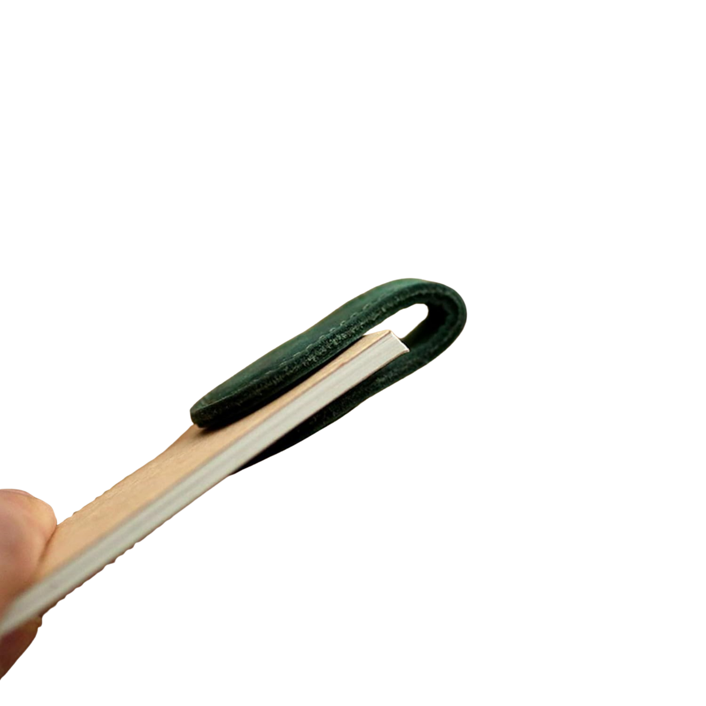 Personalized Leather Magnetic Bookmark