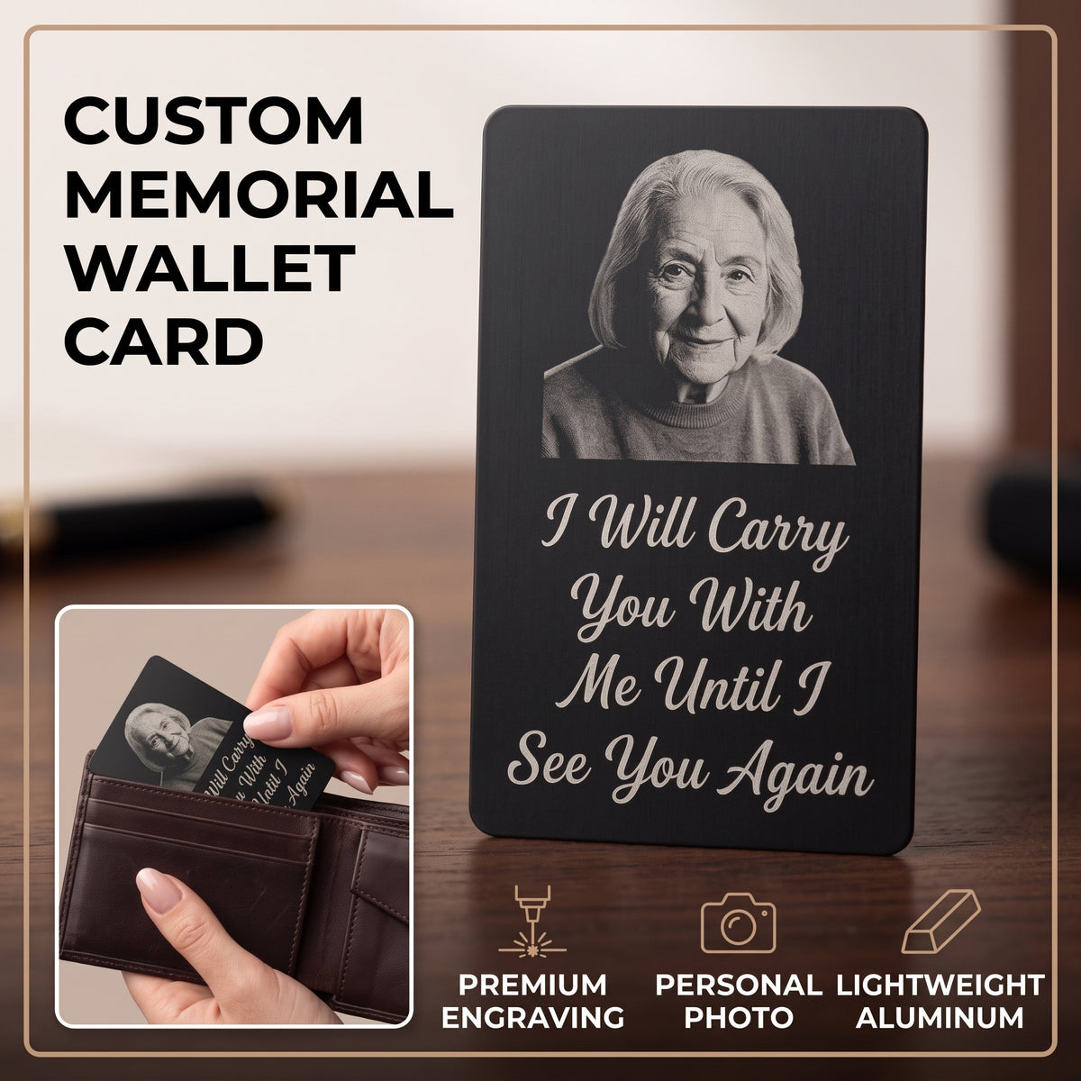 Personalised Memorial Photo Keepsake