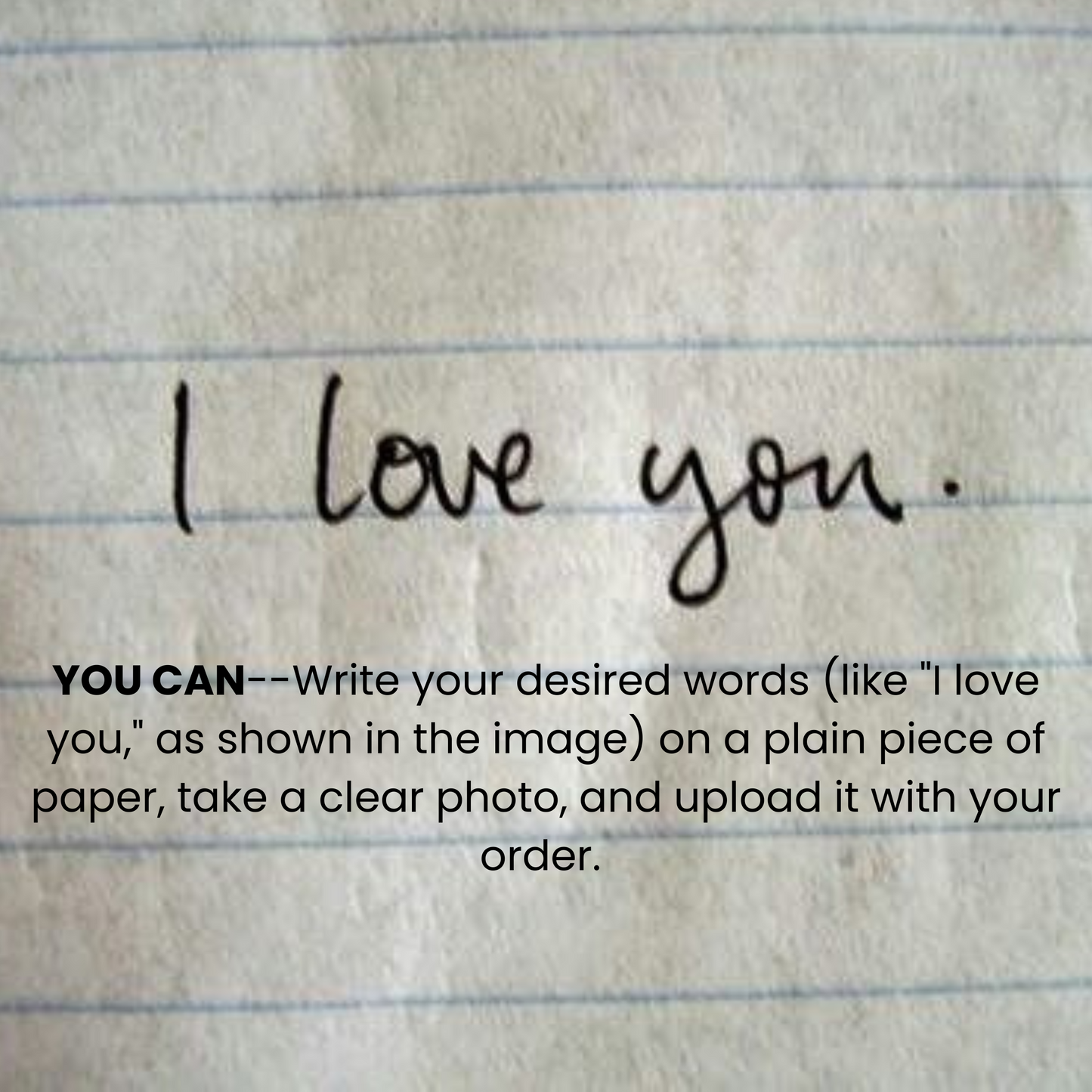 Personalised Sound wave keychain